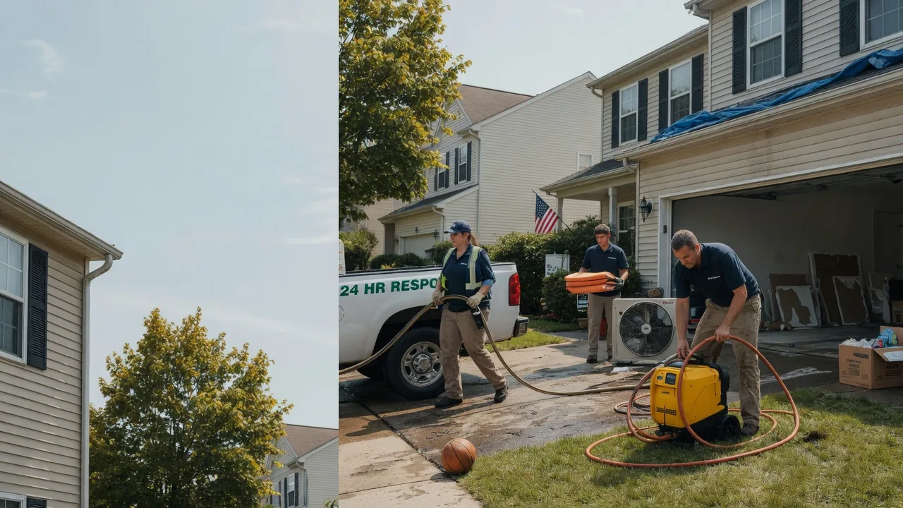 Emergency Water Damage Restoration in North Carolina near me